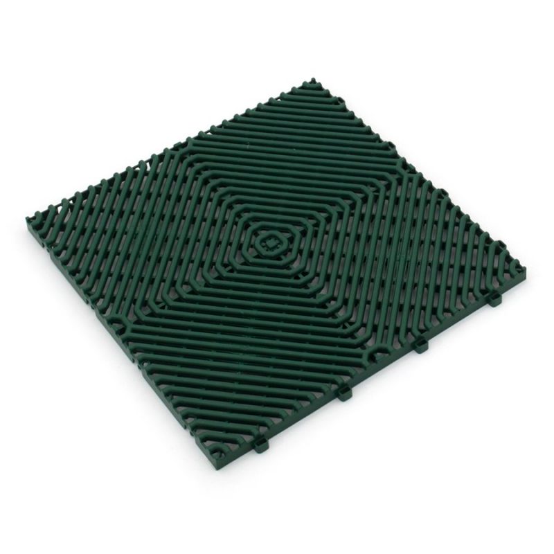 Zelená plastová dlažba Linea Rombo - 38,3 x 38,3 x 1,7 cm (cena za 1 ks)
