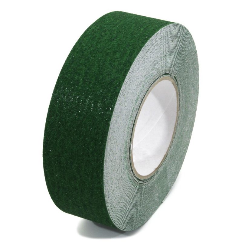 Zelená korundová protiskluzová páska FLOMA Standard - 18,3 x 5 cm tloušťka 0,7 mm (cena za 1 ks)
