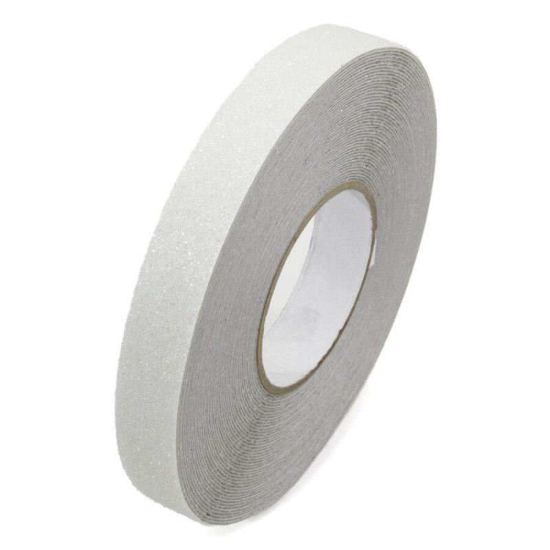 Průhledná korundová protiskluzová páska FLOMA Super - 18,3 x 2,5 cm tloušťka 1 mm (cena za 1 ks)