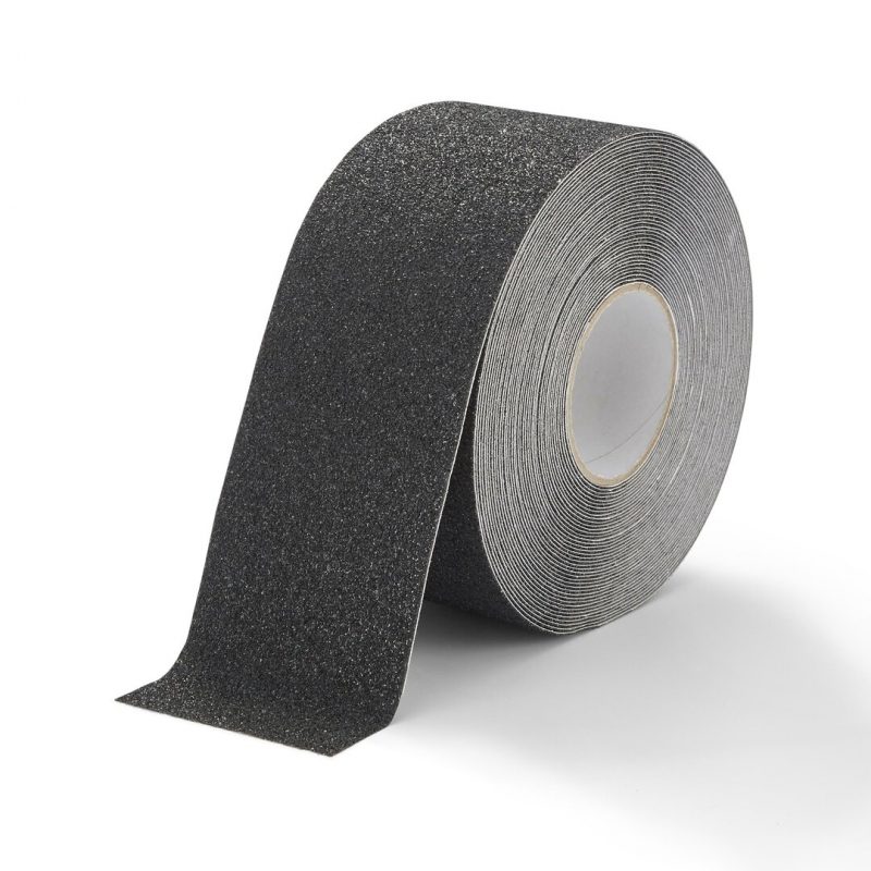 Černá korundová protiskluzová páska FLOMA Super - 18,3 x 10 cm tloušťka 1 mm (cena za 1 ks)