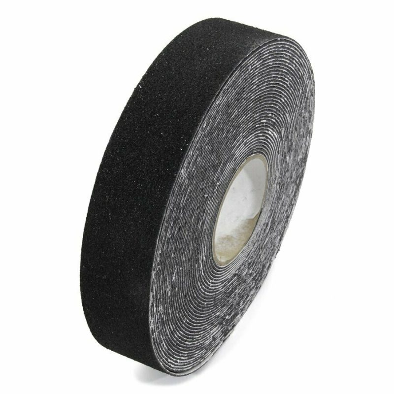 Černá korundová protiskluzová páska FLOMA Extra Thick - 18,3 m x 5 cm a tloušťka 2 mm (cena za 1 ks)