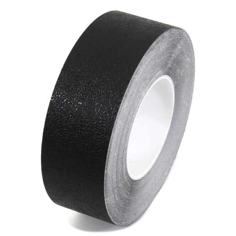 Černá plastová voděodolná protiskluzová páska FLOMA Aqua-Safe - 18,3 x 5 cm tloušťka 0,7 mm (cena za 1 ks)