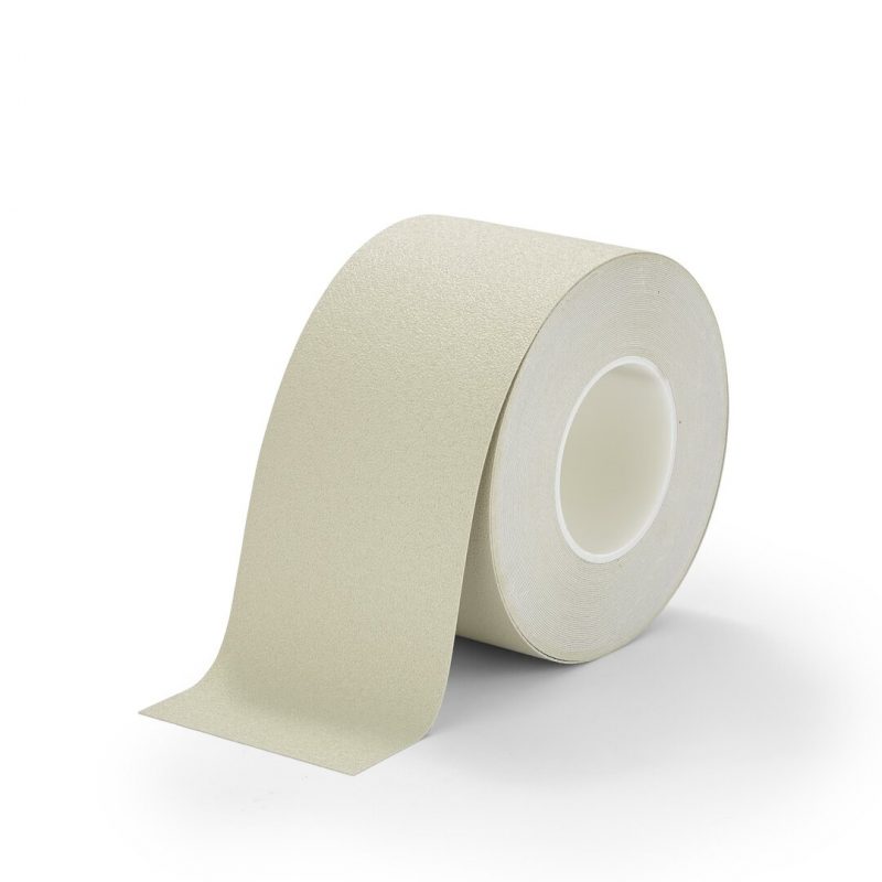 Béžová plastová voděodolná protiskluzová páska FLOMA Aqua-Safe - 18,3 x 10 cm tloušťka 0,7 mm (cena za 1 ks)
