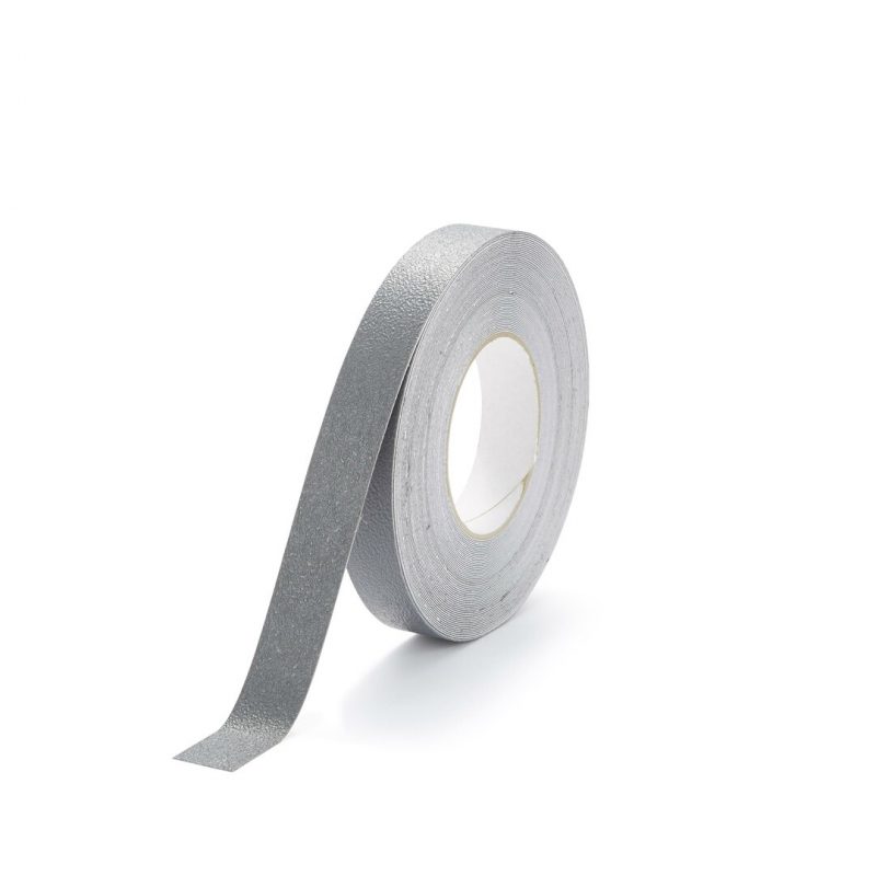Šedá plastová voděodolná protiskluzová páska FLOMA Aqua-Safe - 18,3 x 2,5 cm tloušťka 0,7 mm (cena za 1 ks)