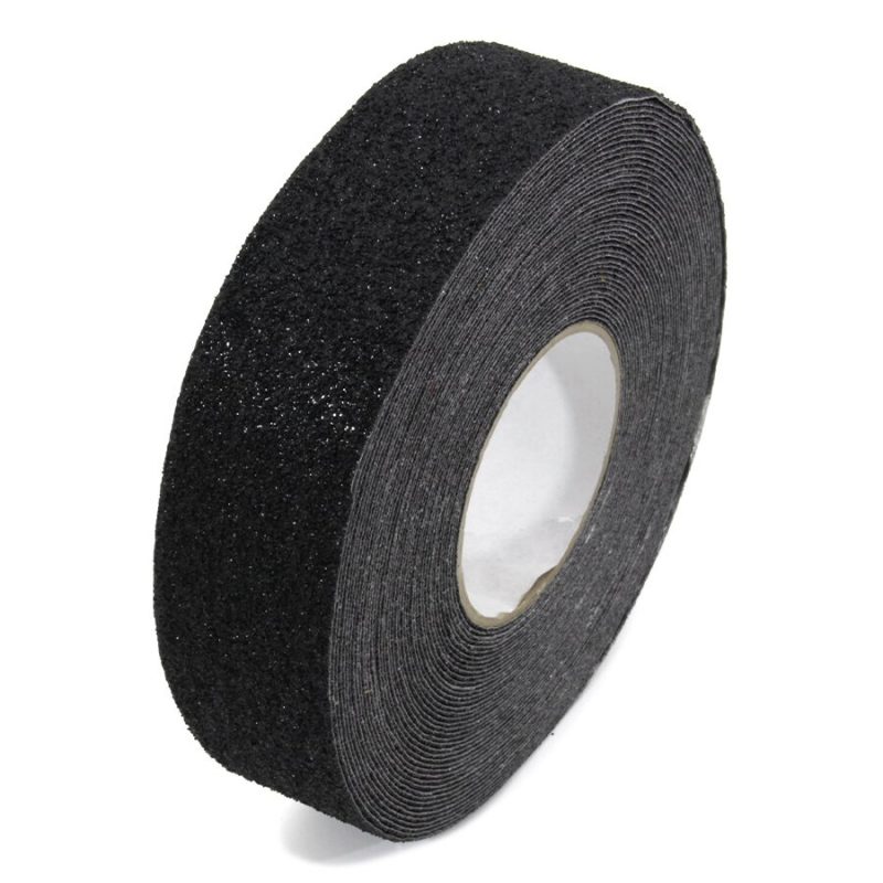 Černá korundová protiskluzová páska pro nerovné povrchy FLOMA Conformable - 18,3 x 5 cm tloušťka 1,1 mm (cena za 1 ks)