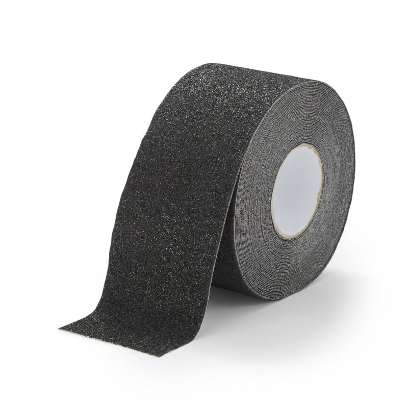 Černá korundová protiskluzová páska pro nerovné povrchy FLOMA Conformable - 18,3 x 10 cm tloušťka 1,1 mm (cena za 1 ks)