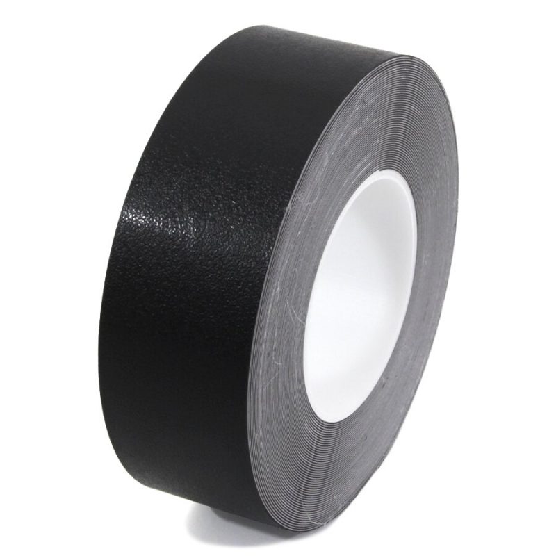 Černá plastová voděodolná protiskluzová páska FLOMA Resilient Standard - 18,3 m x 5 cm a tloušťka 1 mm (cena za 1 ks)