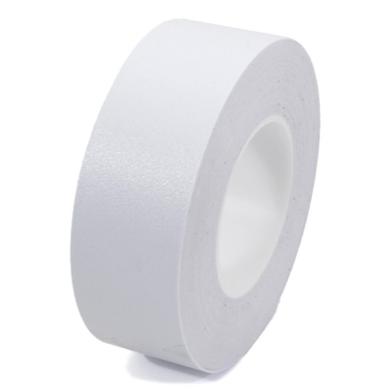 Bílá plastová voděodolná protiskluzová páska FLOMA Resilient Standard - 18,3 m x 5 cm a tloušťka 1 mm (cena za 1 ks)