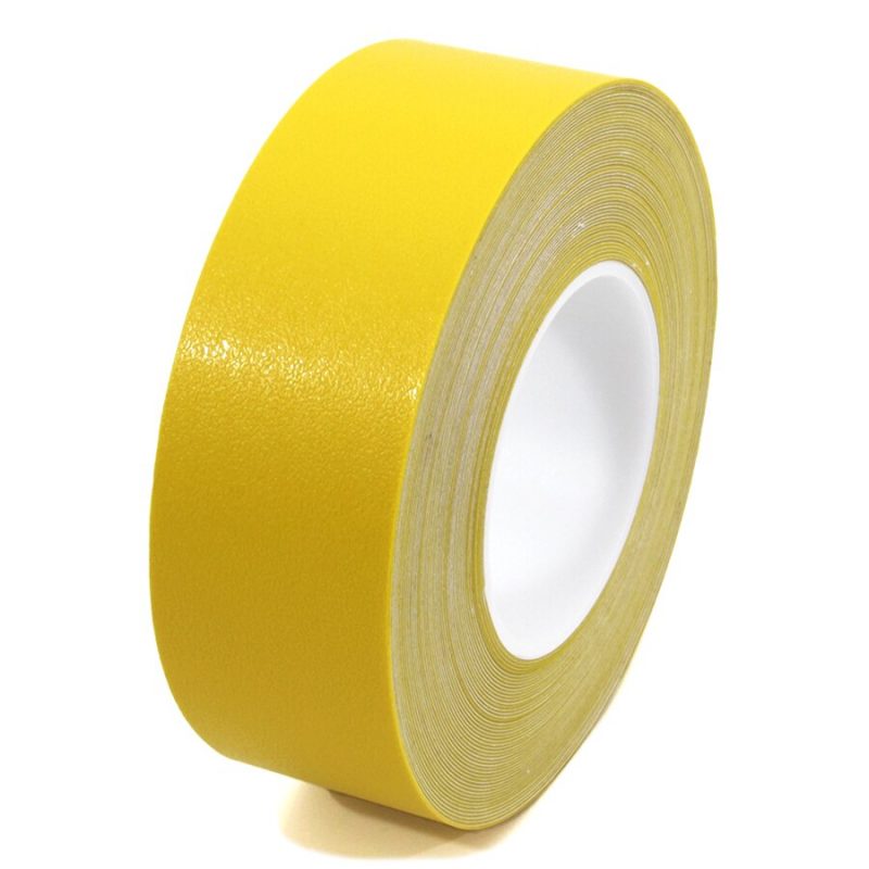Žlutá plastová voděodolná protiskluzová páska FLOMA Resilient Standard - 18,3 m x 5 cm a tloušťka 1 mm (cena za 1 ks)