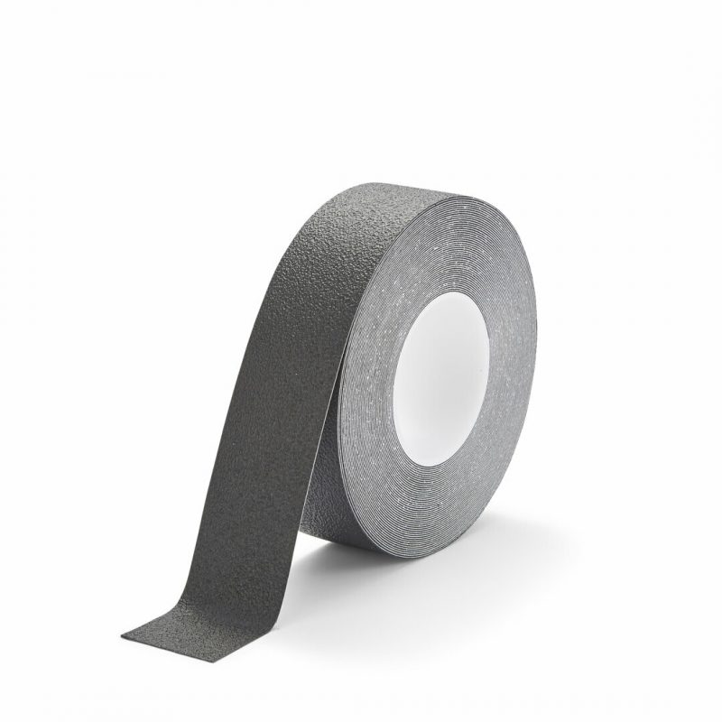 Černá plastová voděodolná protiskluzová páska FLOMA Super Resilient - 18,3 m x 5 cm a tloušťka 1,3 mm (cena za 1 ks)
