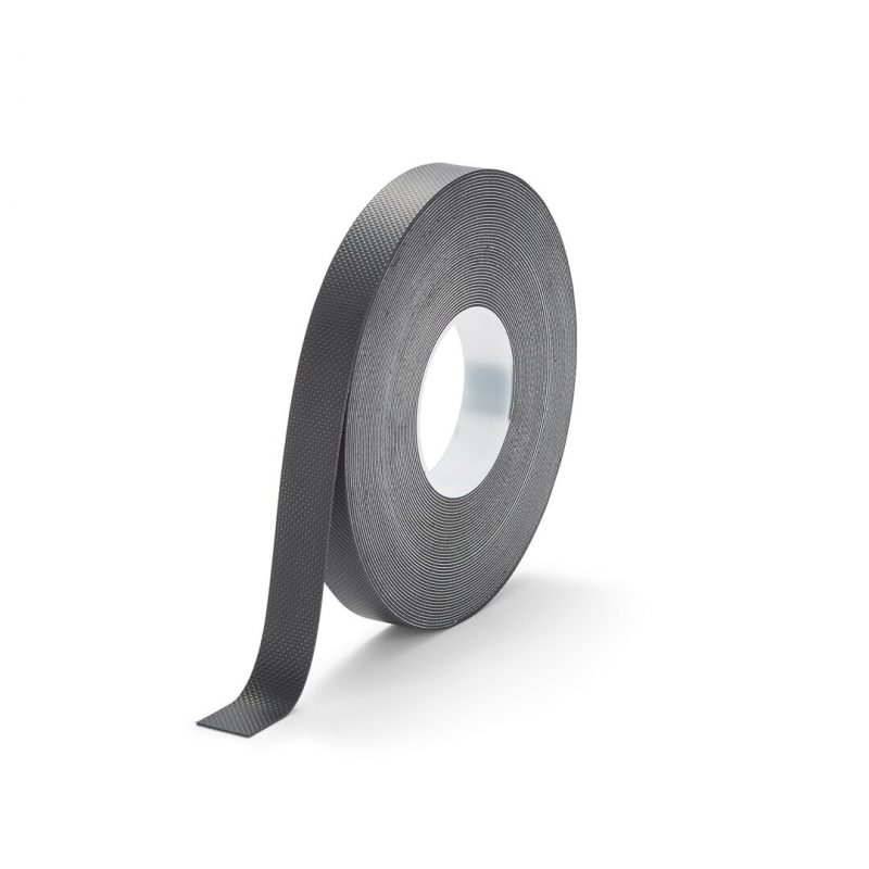 Černá protiskluzová páska na zábradlí FLOMA Handrail Grip - 18,3 m x 2,5 cm a tloušťka 1,11 mm (cena za 1 ks)