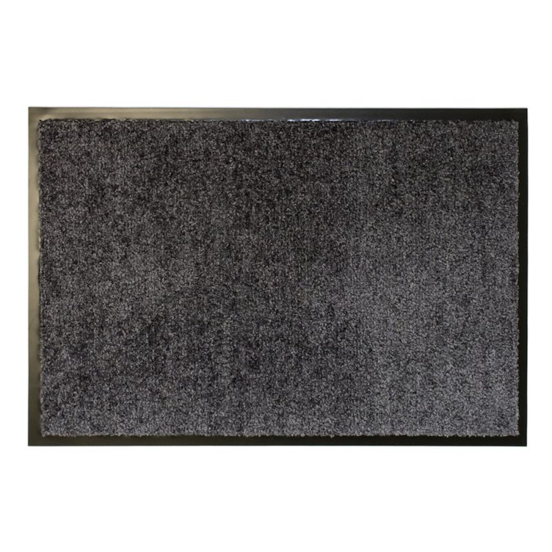 Šedá textilní vnitřní vstupní čistící antibakteriální rohož - 180 x 120 x 0,9 cm (cena za 1 ks)