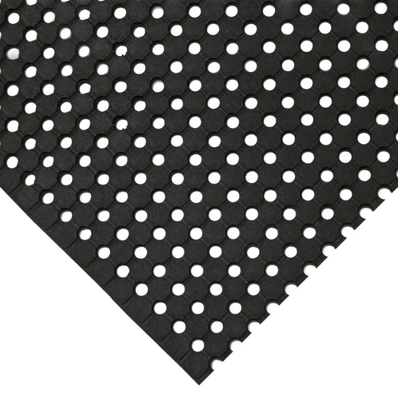 Černá gumová protiskluzová průmyslová rohož - 5 m x 100 cm x 1 cm (cena za 1 ks)