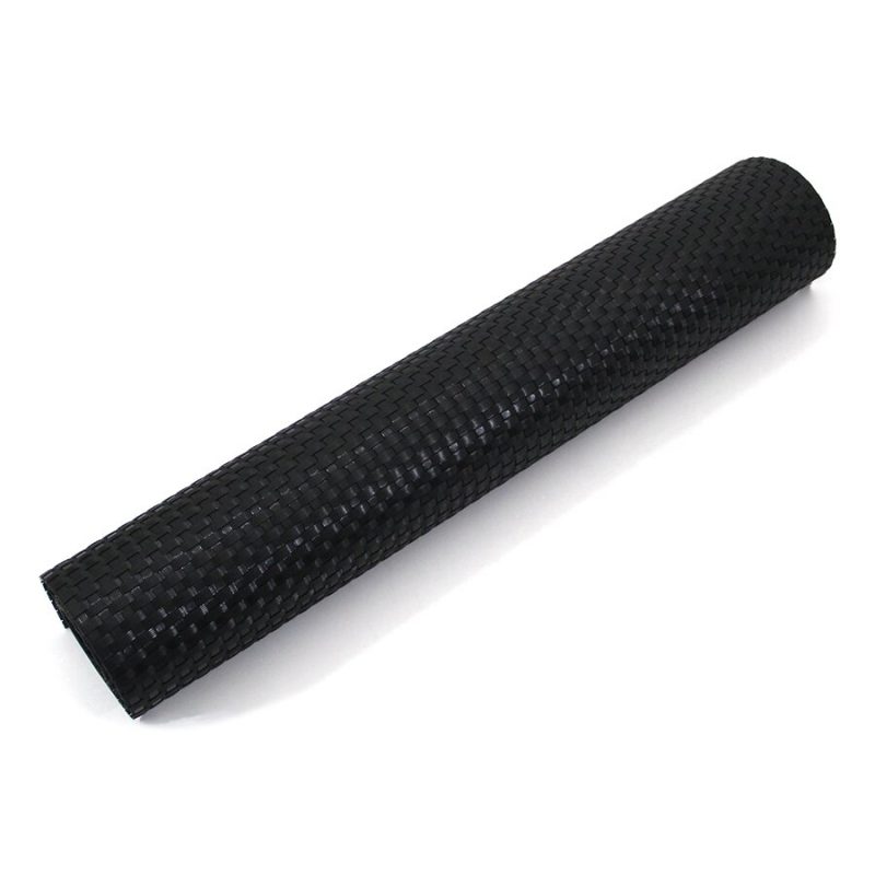 Černá plastová ratanová stínící rohož \"umělý ratan\" (role) - délka 500 cm a výška 75 cm (cena za 1 ks)
