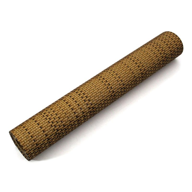 Béžovo-hnědá plastová ratanová stínící rohož \"umělý ratan\" (role) - délka 500 cm a výška 90 cm (cena za 1 ks)