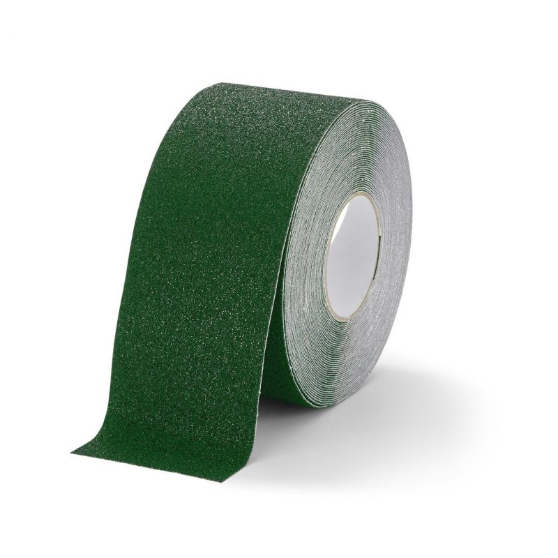 Zelená korundová protiskluzová páska FLOMA Super - 18,3 m x 10 cm a tloušťka 1 mm (cena za 1 ks)