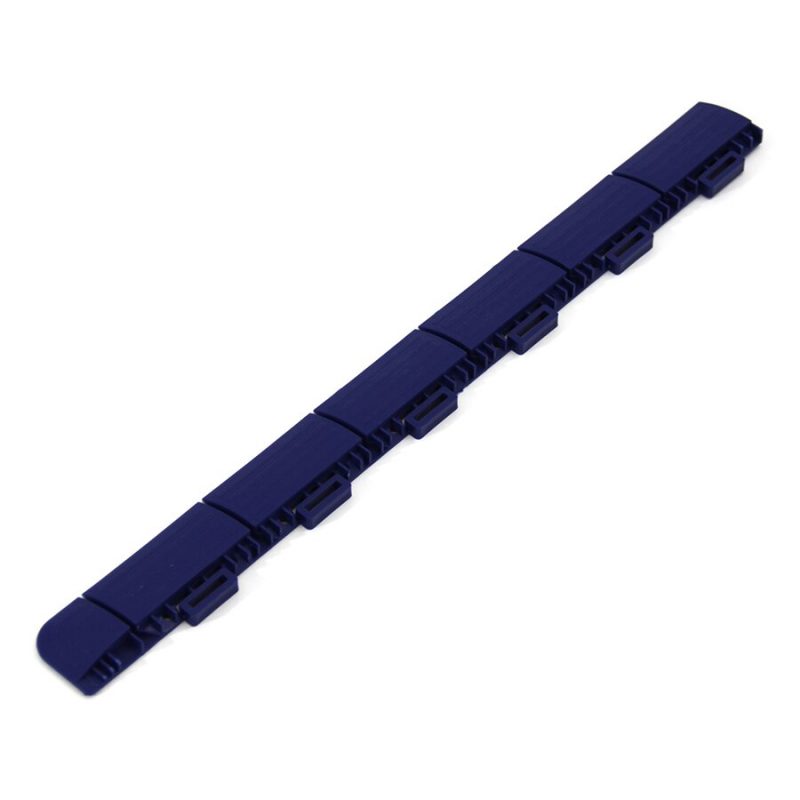 Modrý plastový nájezd \"samice\" pro terasovou dlažbu Linea Marte - 60 x 5,2 x 1,3 cm (cena za 1 ks)