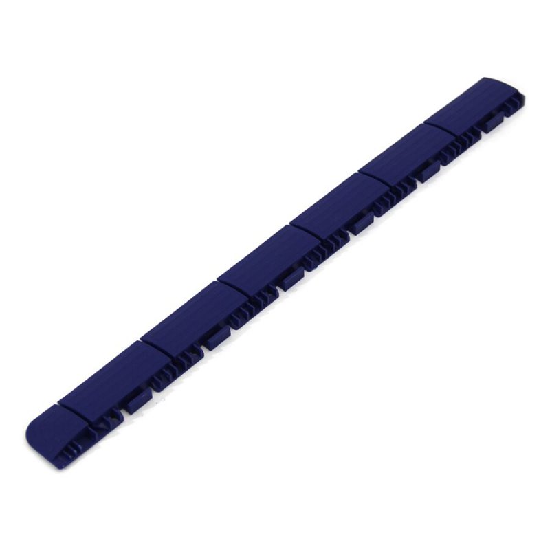 Modrý plastový nájezd \"samec\" pro terasovou dlažbu Linea Marte - 60 x 5,2 x 1,3 cm (cena za 1 ks)
