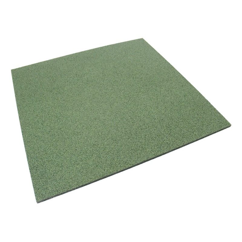 Zelená podlahová guma (deska) FLOMA SportFlo S800 - 98 x 98 x 2,5 cm (cena za 1 ks)