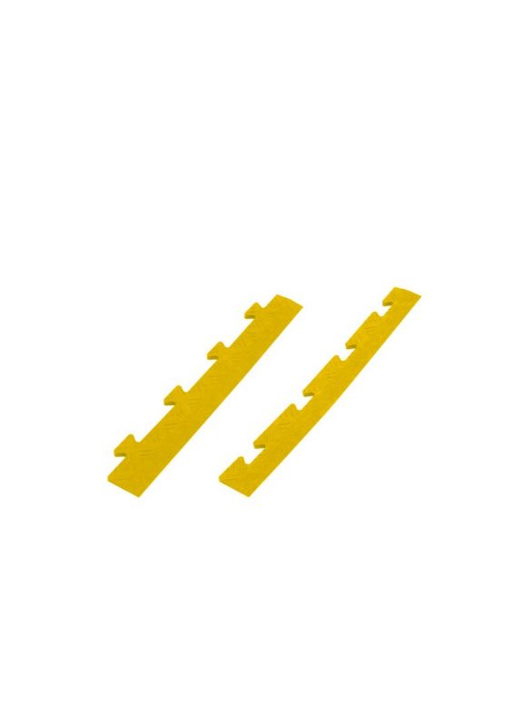 Žlutý (PVC) vinylový nájezd \"samice\" pro dlaždice Tenax - 48 x 5,1 x 0,8 cm (cena za 1 ks)