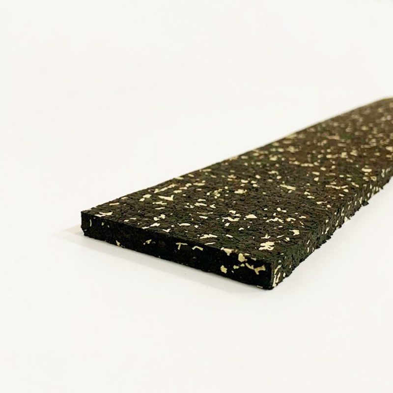 Černo-žlutá gumová soklová podlahová lišta FLOMA FitFlo SF1050 - 200 x 7 cm a tloušťka 0,8 cm (cena za 1 ks)