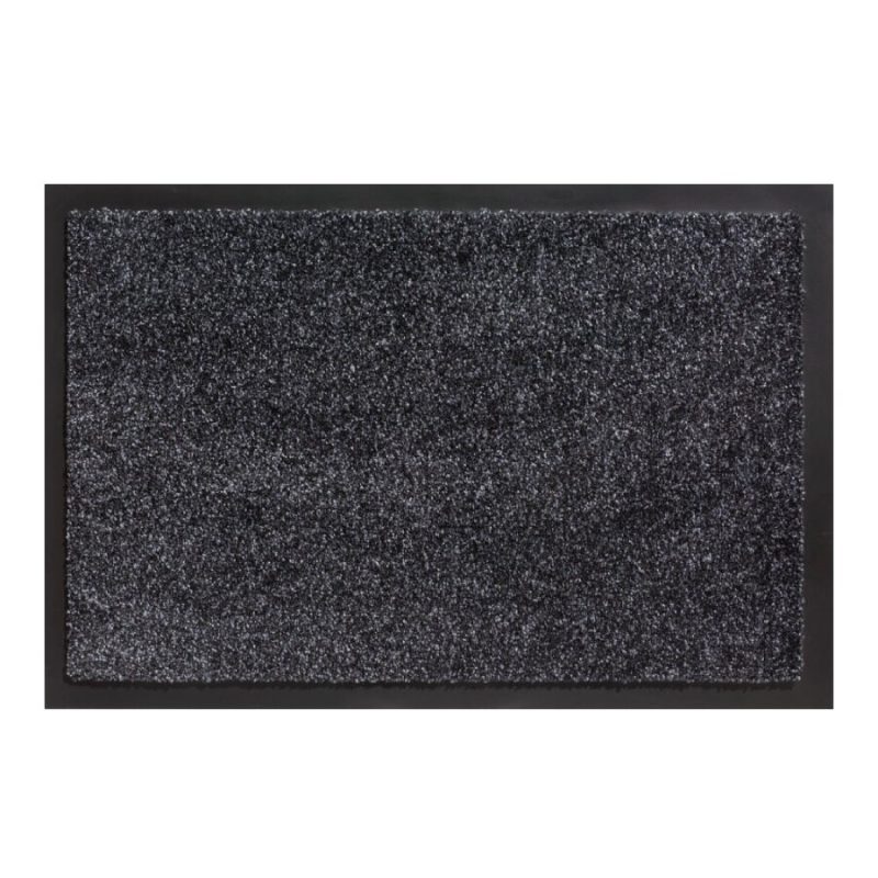 Černá vnitřní čistící vstupní rohož FLOMA Ingresso (Cfl-S1) - 60 x 90 x 0,85 cm (cena za 1 ks)