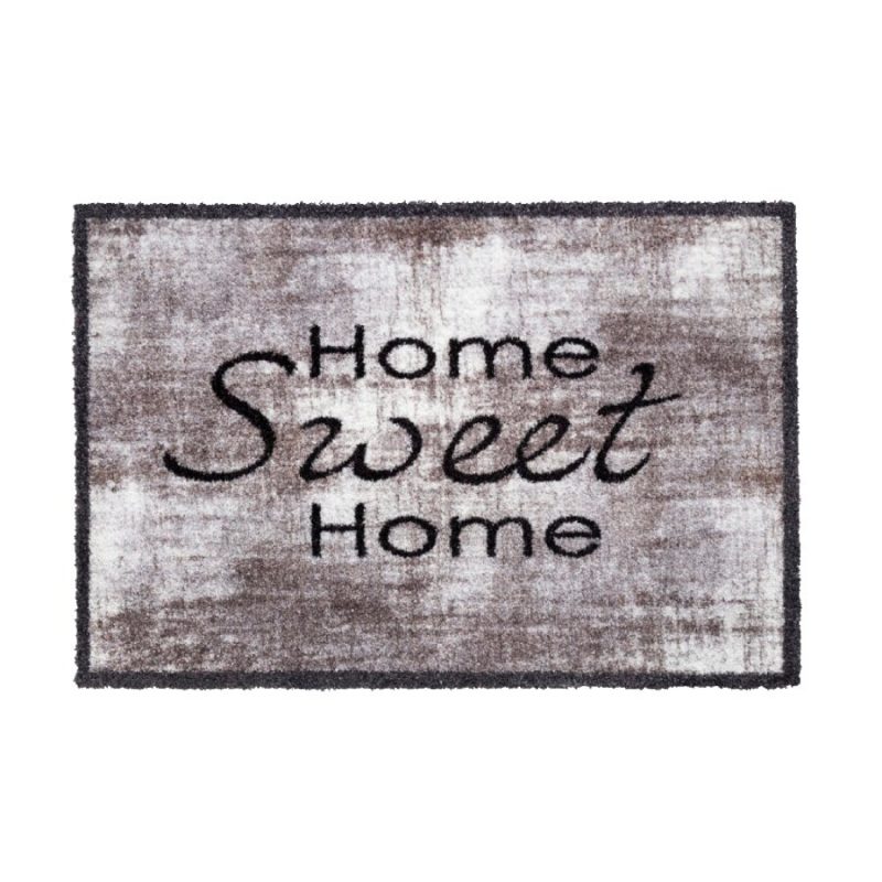 Vnitřní čistící pratelná vstupní rohož FLOMA Lima Home Sweet Home - 50 x 75 x 0,7 cm (cena za 1 ks)