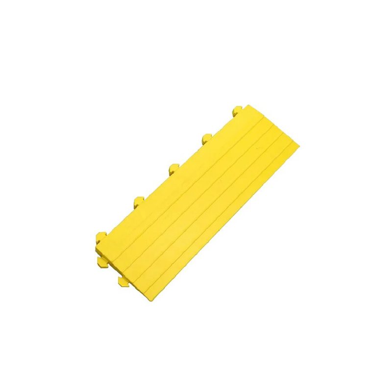 Žlutá gumová náběhová hrana \"samec\" pro rohože Premium Fatigue - 50 x 15 x 2,4 cm (cena za 1 ks)