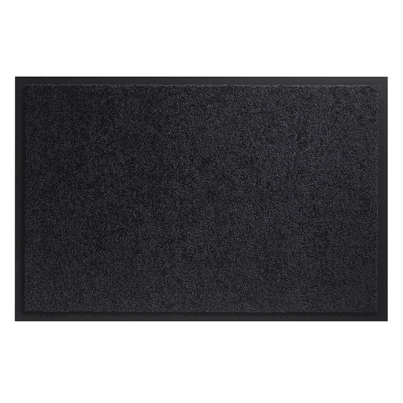 Černá vnitřní čistící pratelná vstupní rohož FLOMA Twister - 90 x 250 x 0,8 cm (cena za 1 ks)
