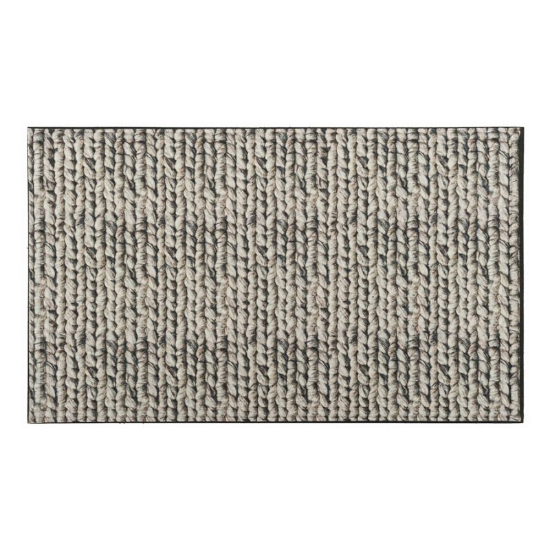 Textilní gumová čistící vnitřní vstupní rohož FLOMA Lima Chunky Knit - 45 x 75 x 1,1 cm (cena za 1 ks)