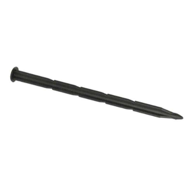 Černý plastový kotvící hřeb \"UNI\" - průměr 2 cm x 25 cm (cena za 1 ks)