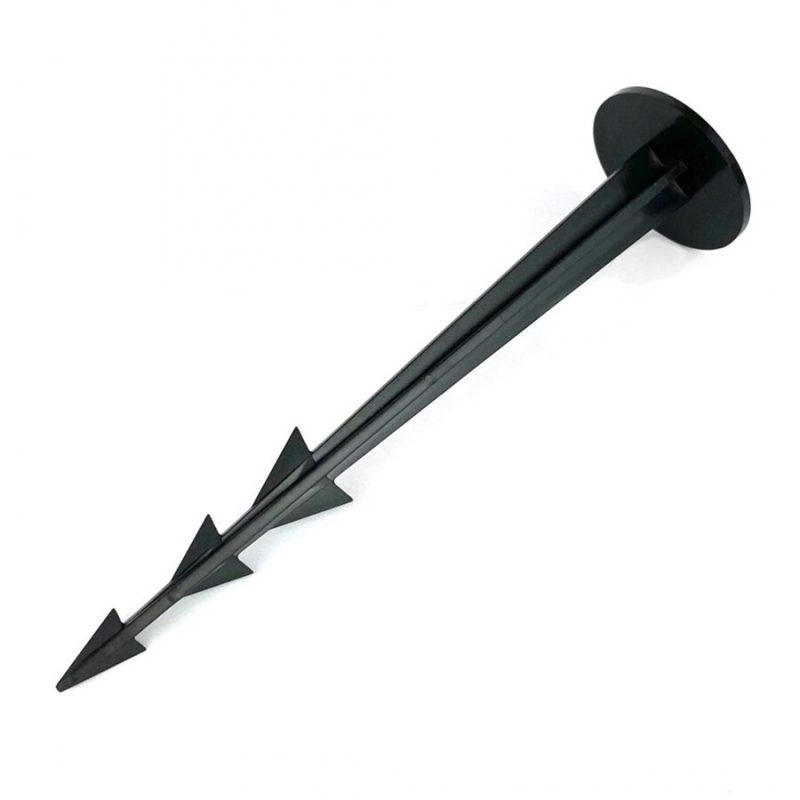 Černý plastový kotvící hřeb Pin - 15,5 cm (cena za 1 ks)