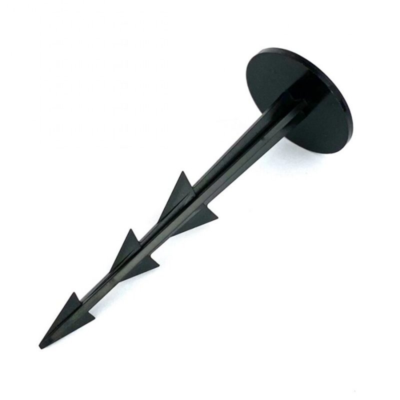 Černý plastový kotvící hřeb Pin - 10,5 cm - 50 ks (cena za 1 bal)
