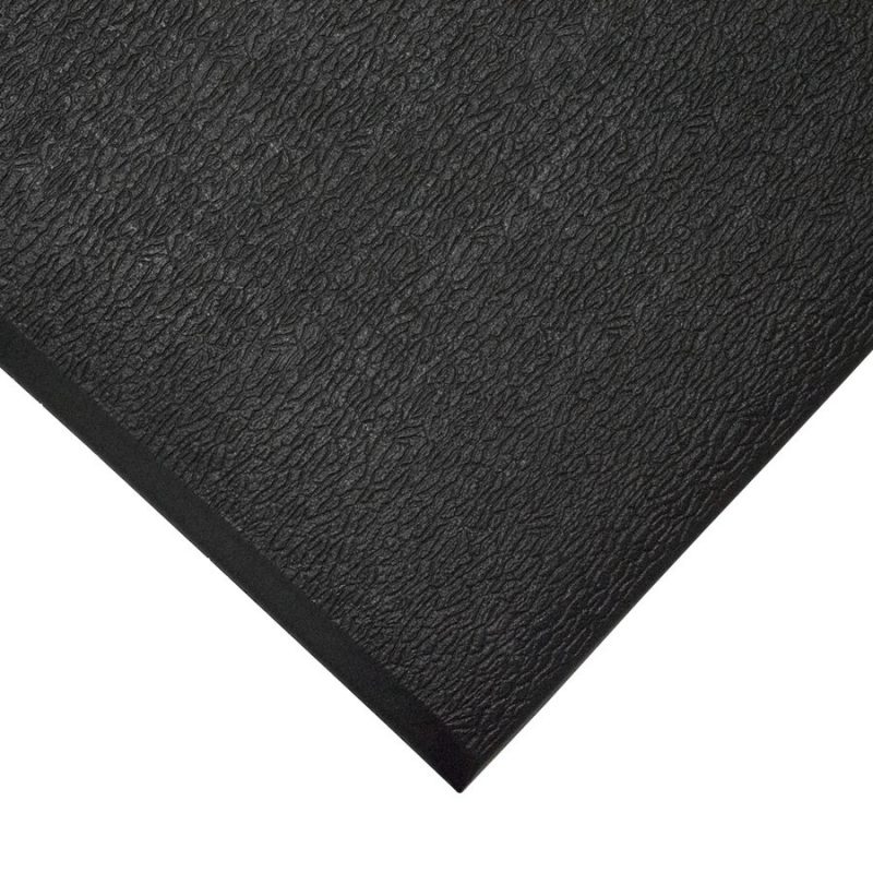 Černá gumová protiskluzová protiúnavová průmyslová rohož - 76 x 90 x 0,6 cm (cena za 1 ks)