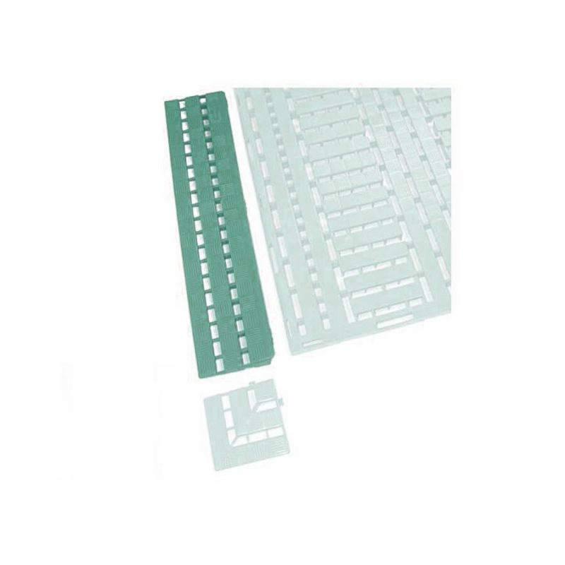 Zelená náběhová hrana WORK-DECK - 60 x 12 x 2,5 cm (cena za 1 ks)