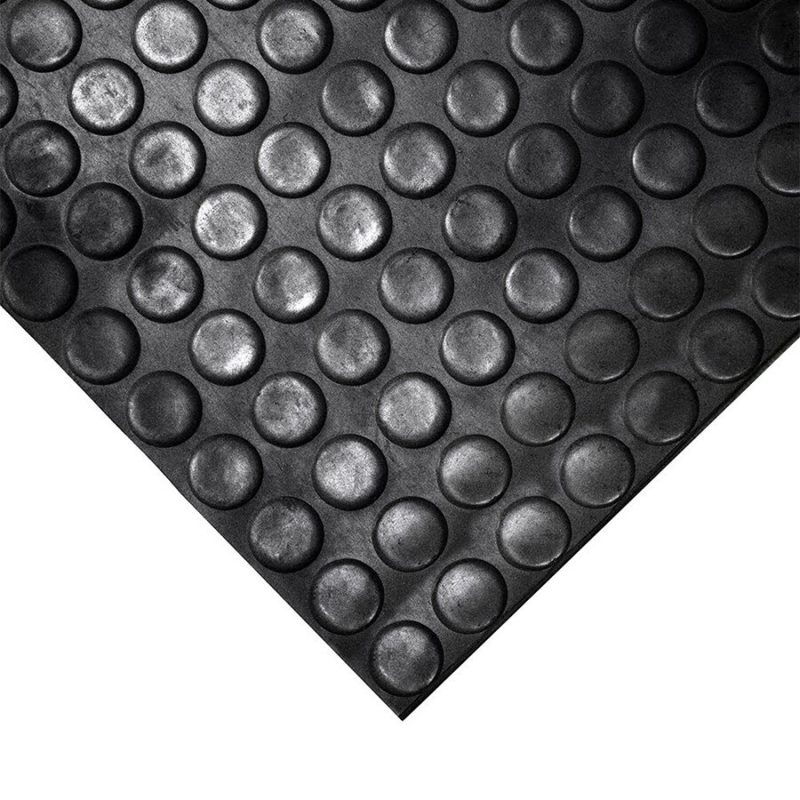 Černá gumová protiskluzová průmyslová rohož COBADOT - 10 m x 120 cm x 3 mm (cena za 1 ks)