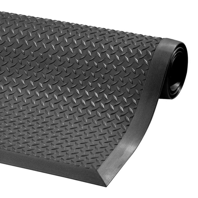 Černá protiúnavová protiskluzová průmyslová rohož Cushion Flex - 210 x 91 x 1,27 cm (cena za 1 ks)