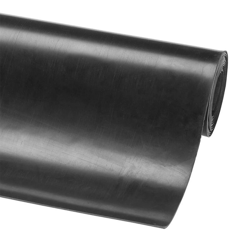 Černá protiskluzová průmyslová hladká rohož (metráž) Rib ‘n’ Roll - 10 m x 100 cm x 0,3 cm (cena za 1 ks)