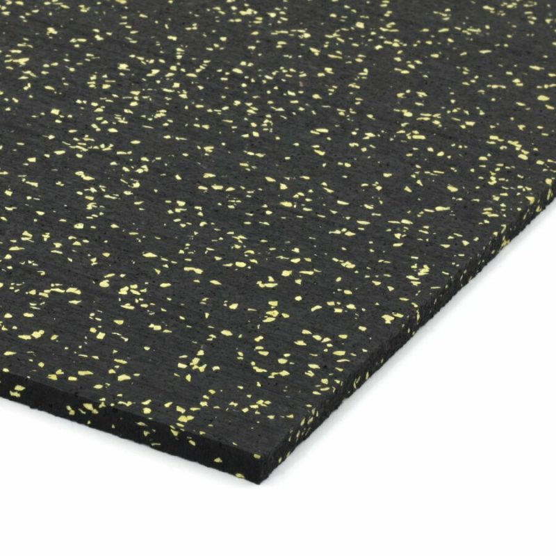 Černo-žlutá podlahová guma (deska) FLOMA IceFlo SF1100 - 200 x 100 x 0,8 cm (cena za 1 ks)