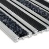 Foto - Textilní gumová hliníková čistící vstupní rohož Wella, FLOMAT - 80 x 120 x 1,4 cm