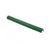 Foto - Zelený gumový kryt obrubníku - délka 100 cm, šířka 10 cm a výška 10 cm