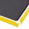 Foto - Černá gumová modulární průmyslová rohož Cushion Ease Solid, ESD - délka 91 cm, šířka 91 cm a výška 1,9 cm