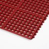 Foto - Červená gumová modulární kuchyňská rohož Cushion Easy, Red - 91 x 91 x 1,9 cm
