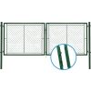 Foto - Brána IDEAL II. dvoukřídlá, 3605x1750, Zn+PVC, zelená