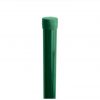 Foto - Sloupek kulatý IDEAL Zn + PVC 1500/48/1,5mm, zelená čepička, zelený