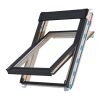 Foto - Střešní okno KEYLITE PROFESIONAL CP T FF03 kyvné 66x118 cm dřevo lak 2-sklo Thermal
