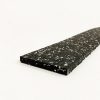 Foto - Černo-bílá gumová soklová podlahová lišta FLOMA FitFlo SF1050 - 200 x 7 cm a tloušťka 0,8 cm