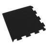 Foto - Černá gumová modulová puzzle dlažba (roh) FLOMA FitFlo SF1050 - 50 x 50 x 1 cm