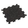 Foto - Černo-bílo-červená gumová modulová puzzle dlažba (střed) FLOMA FitFlo SF1050 - 100 x 100 x 0,8 cm