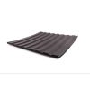 Foto - Rýhovaná pryžová podlahovina hrubá Broad SBR 65°Sh 6x1200x10000 mm - role 12 m2